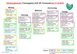 trainingszeiten - DJK-VFL