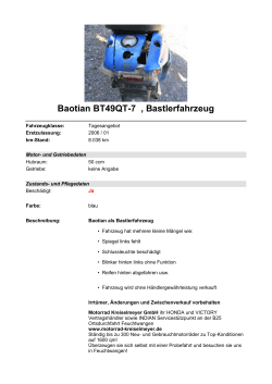 Detailansicht Baotian BT49QT-7 €,€Bastlerfahrzeug