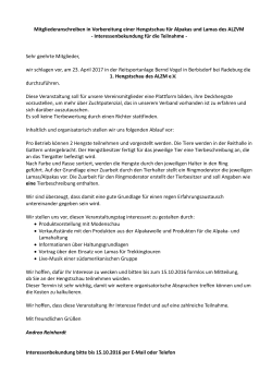 Hengstschau 2017 - Alpaka- und Lama