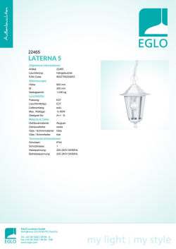 laterna 5 - LED Beleuchtung