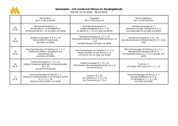 Drucken - Speiseplan