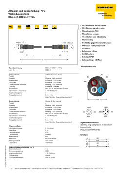 Aktuator- und Sensorleitung / PVC