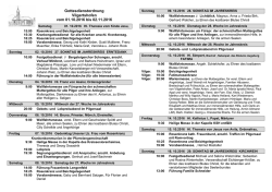 Gottesdienstordnung Vilg. 10 2016