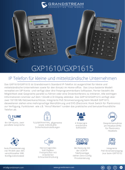 GXP1610/GXP1615