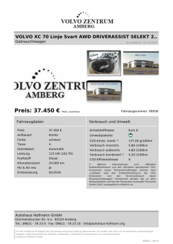 Inserat drucken - Volvo Zentrum Amberg