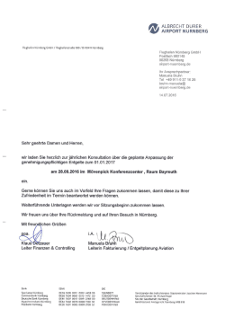 Einladung ansehen - Flughafen Nürnberg
