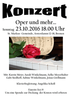 Oper und mehr… - Markus
