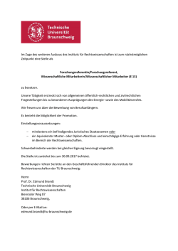Institut für Rechtswissenschaften