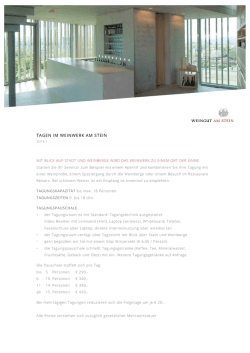 Informationen und Konditionen