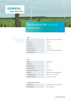 Windturbine SWT-3.2-113