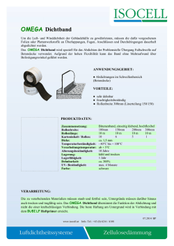 PDBL OMEGA Dichtband DE