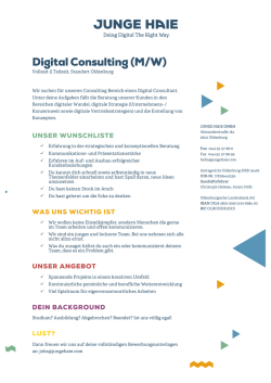 Digital Consulting (M/W)