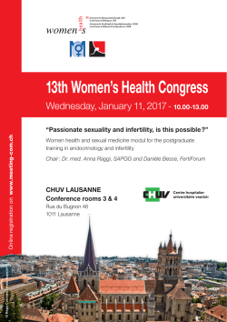 13th Women`s Health Congress