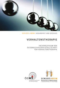 verhaltenstherapie
