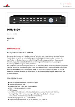 DMR-1890 - monacor