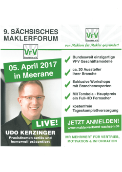 Flyer - Maklerverband Sachsen