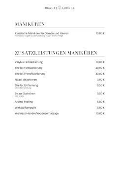 erfahren - Beauty Lounge Eningen