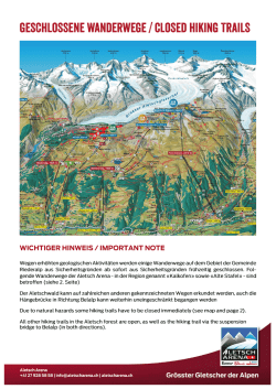 Information der Gemeinde Riederalp