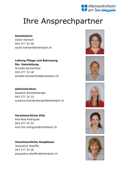 Ihre Ansprechpartner