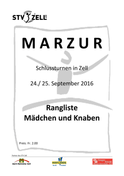 Marzur Jugend - STV Roggliswil