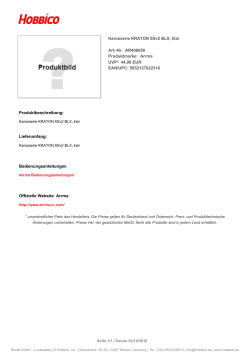 Hobbico Deutschland - Im Vertrieb der Revell GmbH