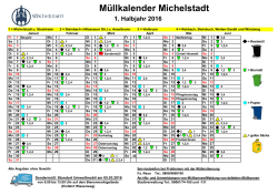 Müllkalender Michelstadt