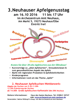 3.Neuhauser Apfelgenusstag