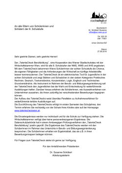 Infos f&uuml;r Eltern