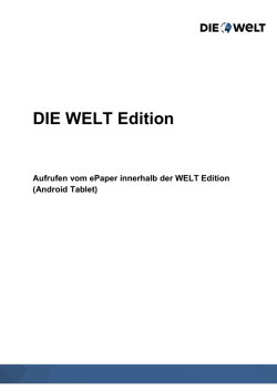 DIE WELT Edition