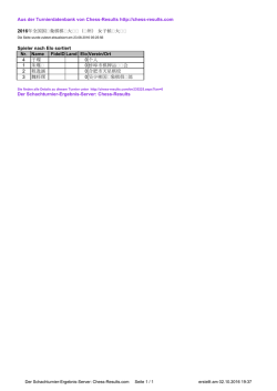 Aus der Turnierdatenbank von Chess-Results http://chess