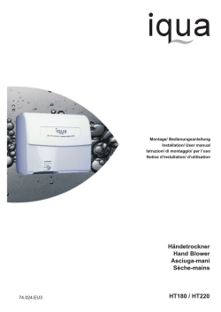 H&auml;ndetrockner Hand Blower Asciuga-mani S&egrave;che-mains