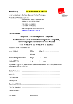 Anmeldeformular PDF - Landesbezirk Sachsen, Sachsen