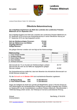Landkreis Potsdam- Mittelmark