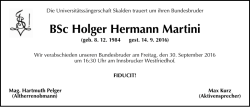 BSc Holger Hermann Martini
