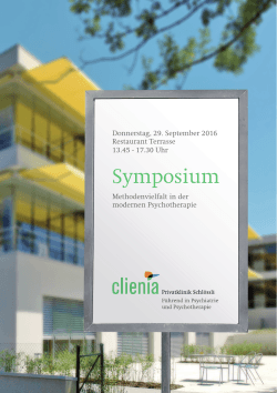 Symposium vom 29. September 2016