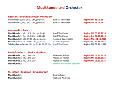 Musikkunde und Orchester