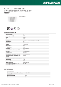 RANA LED 625 COSSM+PRISM 3*LL C 4000