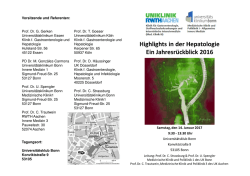 Highlights in der Hepatologie Ein Jahresr&uuml;ckblick 2016