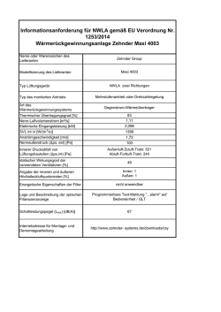 Informationsanforderung f&uuml;r NWLA gem&auml;&szlig; EU