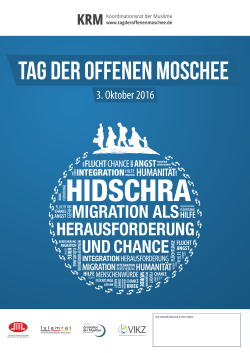 3. Oktober 2016 - Tag der offenen Moschee