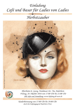 Herbstzauber Caf&eacute; und Basar f&uuml;r Ladies von Ladies
