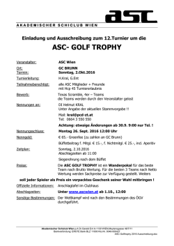 asc- golf trophy
