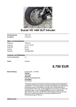 Detailansicht Suzuki VS 1400 GLP Intruder