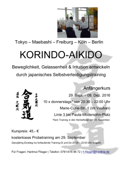 Korindo Aikido September 2016