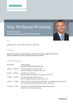 Mag. Wolfgang Wrumnig
