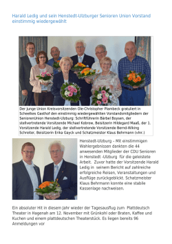 Harald Ledig und sein Henstedt