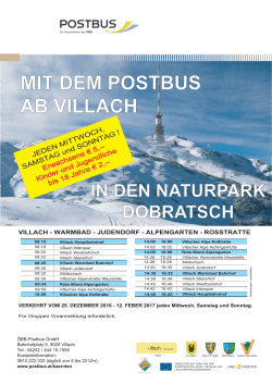 VILLACH - Naturpark Dobratsch