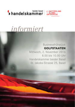 informiert