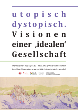 Plakat - Universität Hildesheim