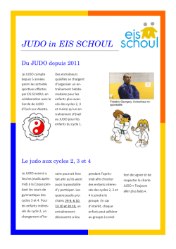 JUDO in EIS SCHOUL